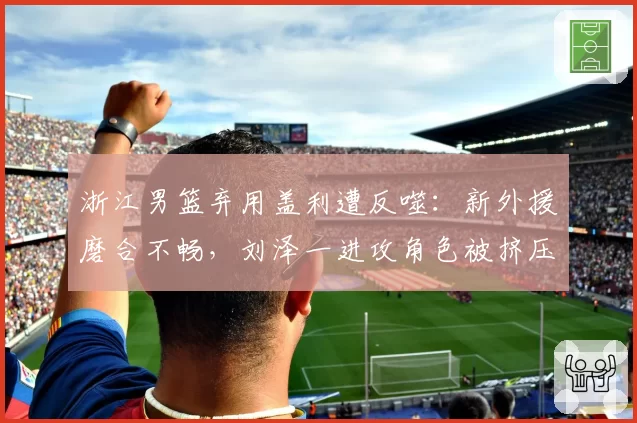 浙江男篮弃用盖利遭反噬：新外援磨合不畅，刘泽一进攻角色被挤压